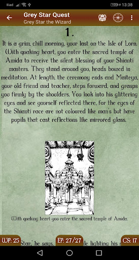 Android application Grey Star Quest screenshort
