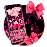 Pink Glitter Diamond Keyboard icon