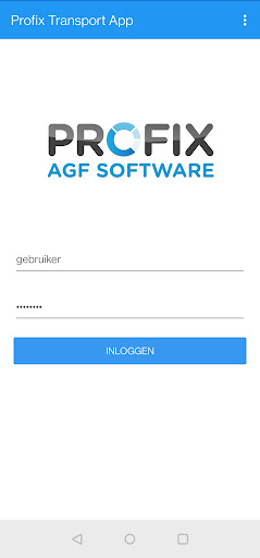 Profix Transport App Screen 2