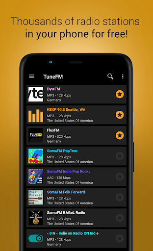 Internet Radio Player - TuneFm 2