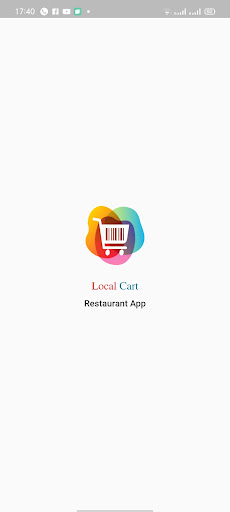 Android application Local Cart Restaurant screenshort