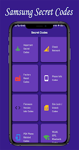 Secret codes for Samsung model