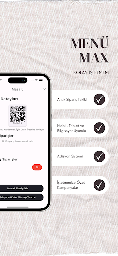 Menü Max Screen 3