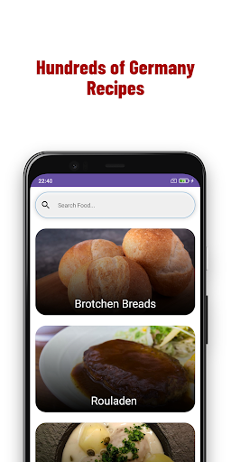 Android application Germany Recipes screenshort
