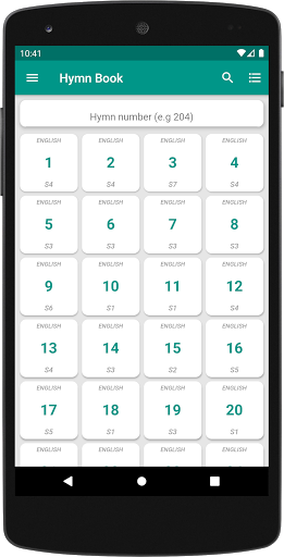 Android application E.P.C Hymnal for Ewe & English screenshort