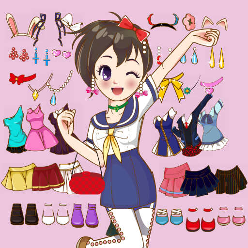 Dress Up Games - Anime Uniform logo