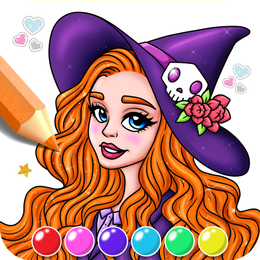 Witches Coloring Book