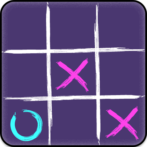 Tic Tac Toe Neon logo
