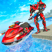 Jet Ski Robot Game: Submarine Robot Transformation 1.9 Icon