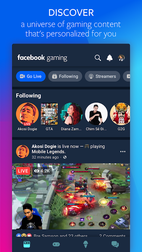 Facebook Gaming: Watch, Play,のおすすめ画像1