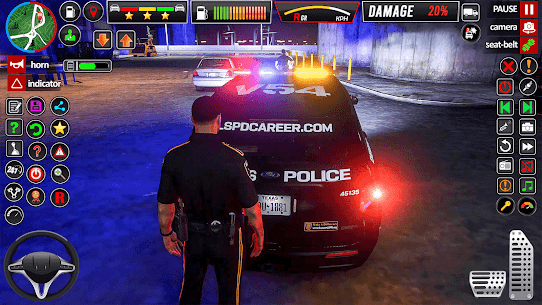 carro de polícia moderno 2