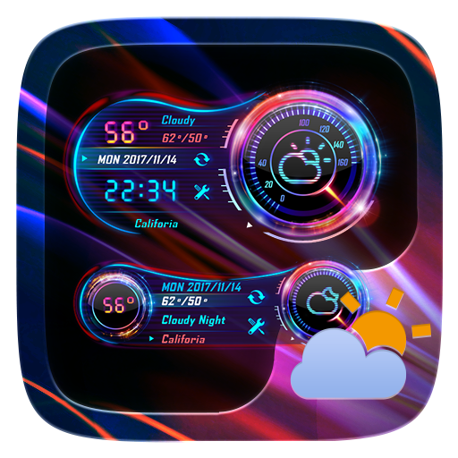 Speed Meter GO Weather Widget   Icon