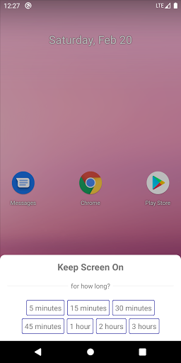 Keep Screen On (Set screen tim Screen 3
