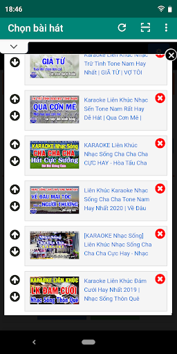 Android application Hát Với Nhau - Remote screenshort