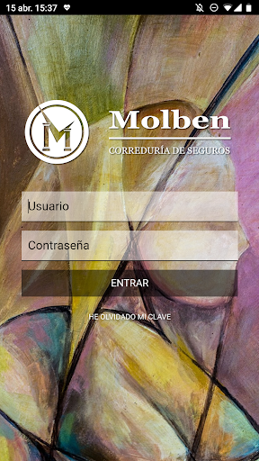 Android application Molben Correduría de Seguros screenshort