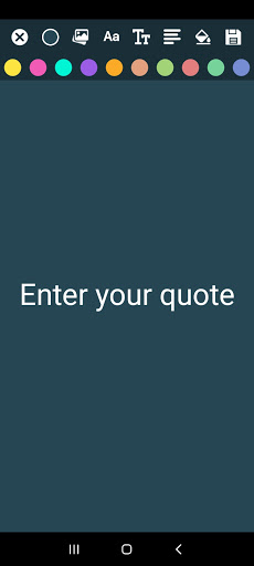 Status Card - Status and Quotes