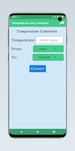 Temperature unit converter