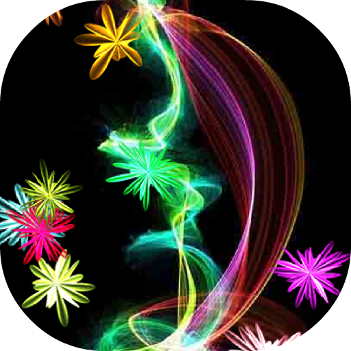 Magic glow Flowers Live Wall  Icon