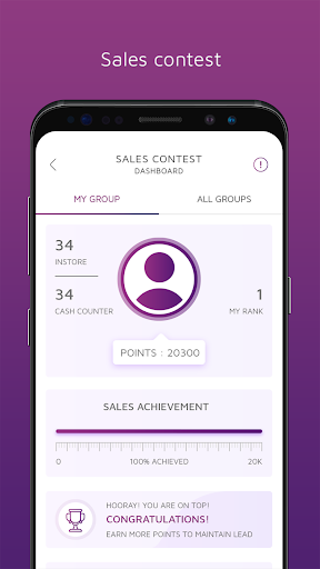 MySales OTG Screen 2