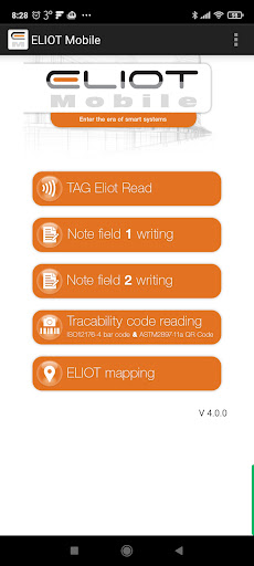 Android application ELIOT MOBIL screenshort
