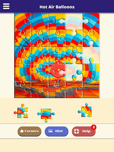 Hot Air Balloons Puzzle