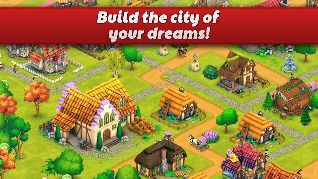 Town Village: Farm Build City banner