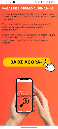 VAGAS DE EMPREGO em ALFENAS-MG Screen 2