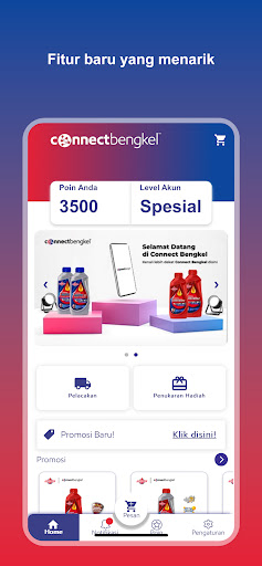 Android application Connect Bengkel screenshort