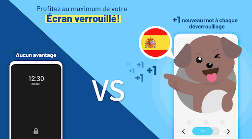 Android application WordBit Espagnol screenshort