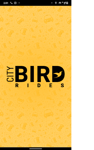 Android application City Bird Rides Partner screenshort