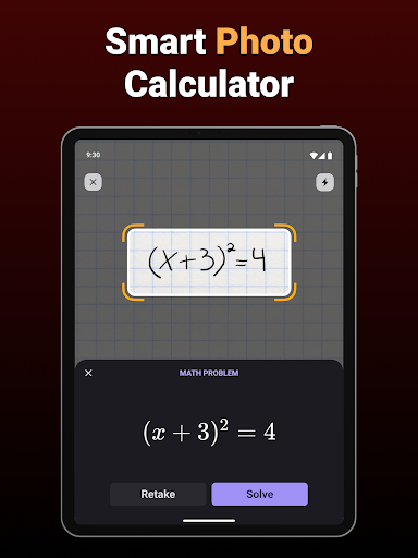 Screenshot of Calculator & AI Math Solver