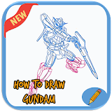 How to Draw a Gundam icon