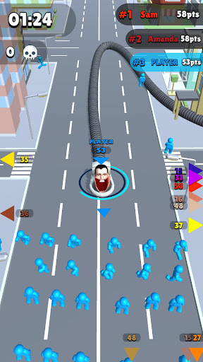 Android application Snake City screenshort