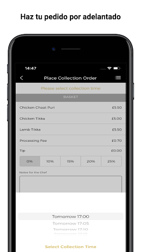 Curry Mahal App Screen 3