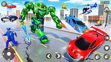 Monster Hero War Robot Games APK صورة لقطة الشاشة #4