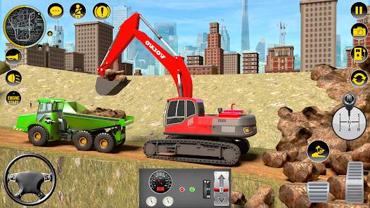 Captura de Pantalla 4 Real Construction: Excavadora android