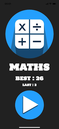 Android application Math Game - True False screenshort