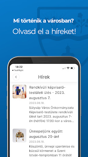 CityApp Sülysáp Screen 3