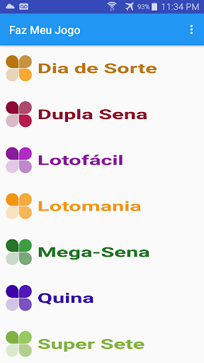 Android application Faz Meu Jogo screenshort