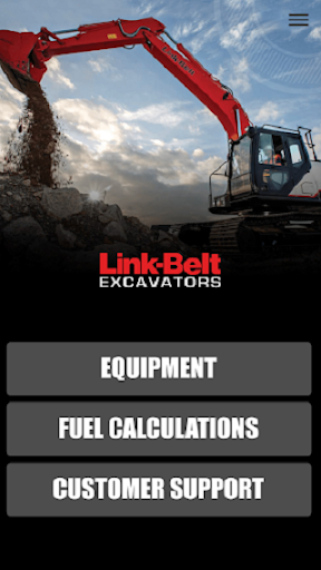 Android application Link-Belt Excavators Toolbox screenshort