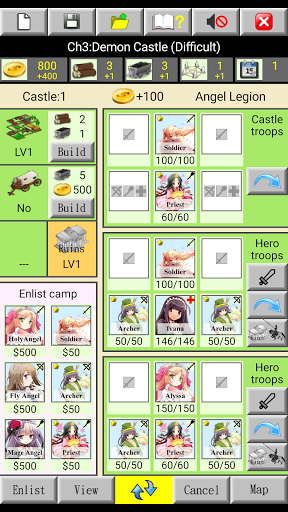 Angel Legion 2 (strategy game) Screen 3