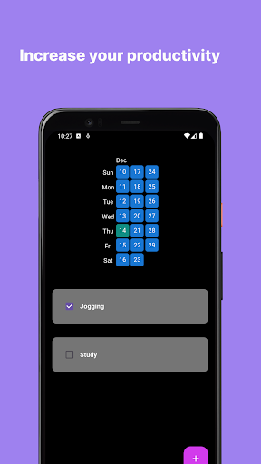 Android application Habit Tracker screenshort
