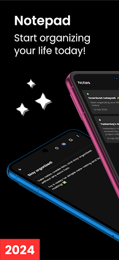 Android application Notepad 2024: List & Notes screenshort