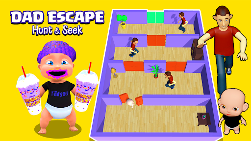 Android application Dad Escape: Hunt n Seek screenshort