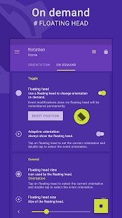 Rotation | Orientation Manager Capture d'écran