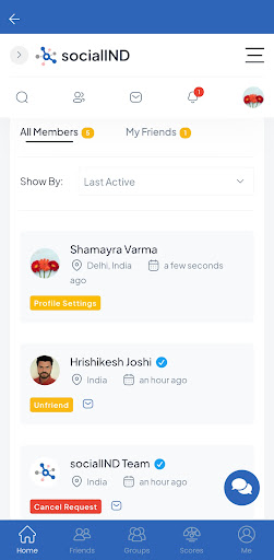 socialIND Screen 3