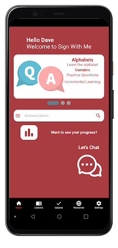 Sign With Me Screen 2