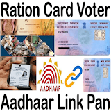 Ration Card Voter Aadhaar Link Pan icon