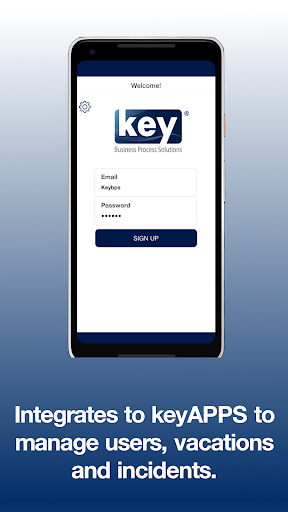 Android application timeKeypr screenshort