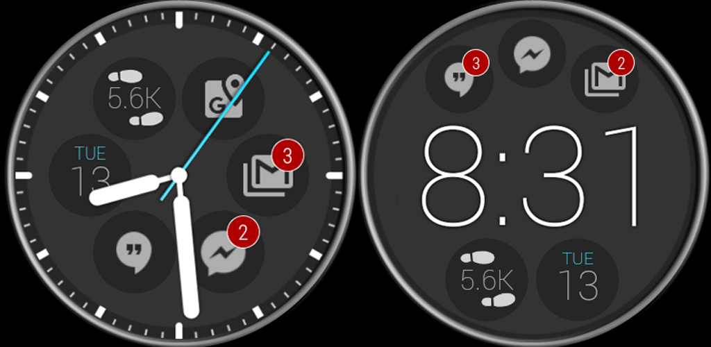 Notification Icons Watch Face Complications - Latest version for Android -  Download APK
